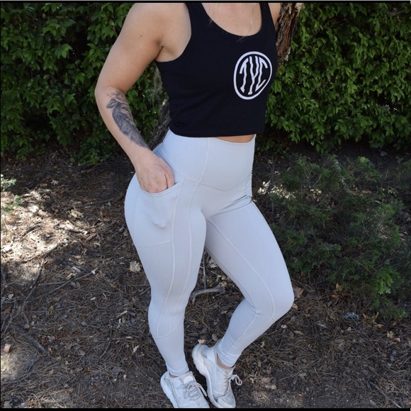 Pants - Tillyoucollapse Grey Heart Booty legging Sz SM